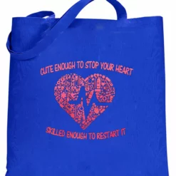 Bewild Cute Enough To Stop Your Heart Tote Bag Cool Funny & Offensive 12 Bewild Cute Enough To Stop Your Heart Tote Bag Cool Funny & Offensive