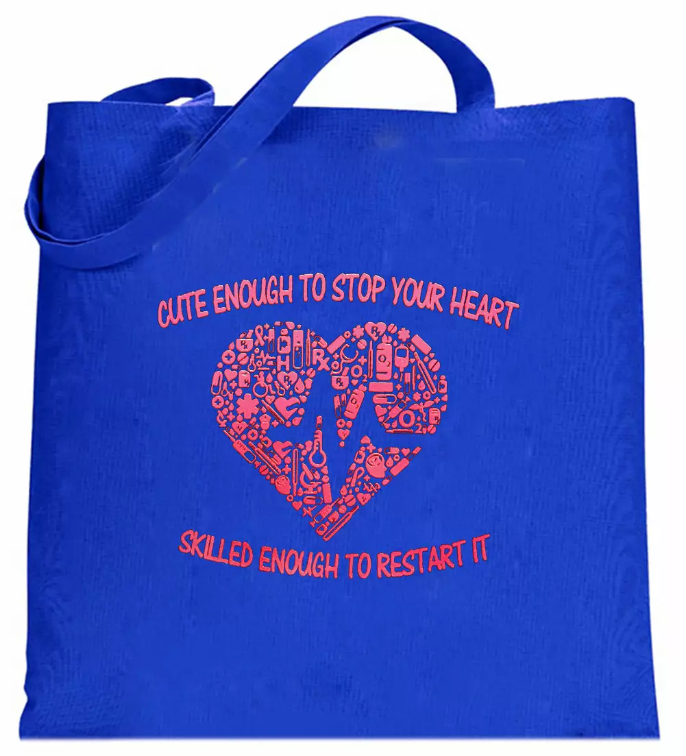 Bewild Cute Enough To Stop Your Heart Tote Bag Cool Funny & Offensive 7 Bewild Cute Enough To Stop Your Heart Tote Bag Cool Funny & Offensive