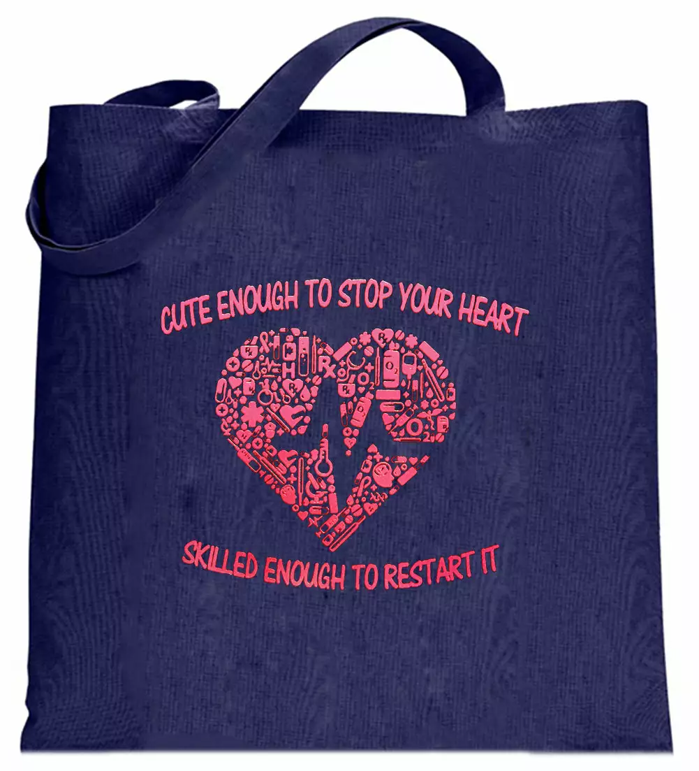 Bewild Cute Enough To Stop Your Heart Tote Bag Cool Funny & Offensive 4 Bewild Cute Enough To Stop Your Heart Tote Bag Cool Funny & Offensive
