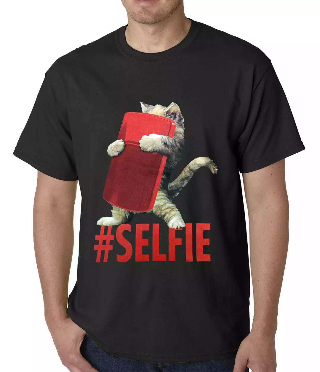 Bewild Cool Funny & Offensive Cute #Selfie Kitten Mens T-shirt 3 Bewild Cool Funny & Offensive Cute #Selfie Kitten Mens T-shirt