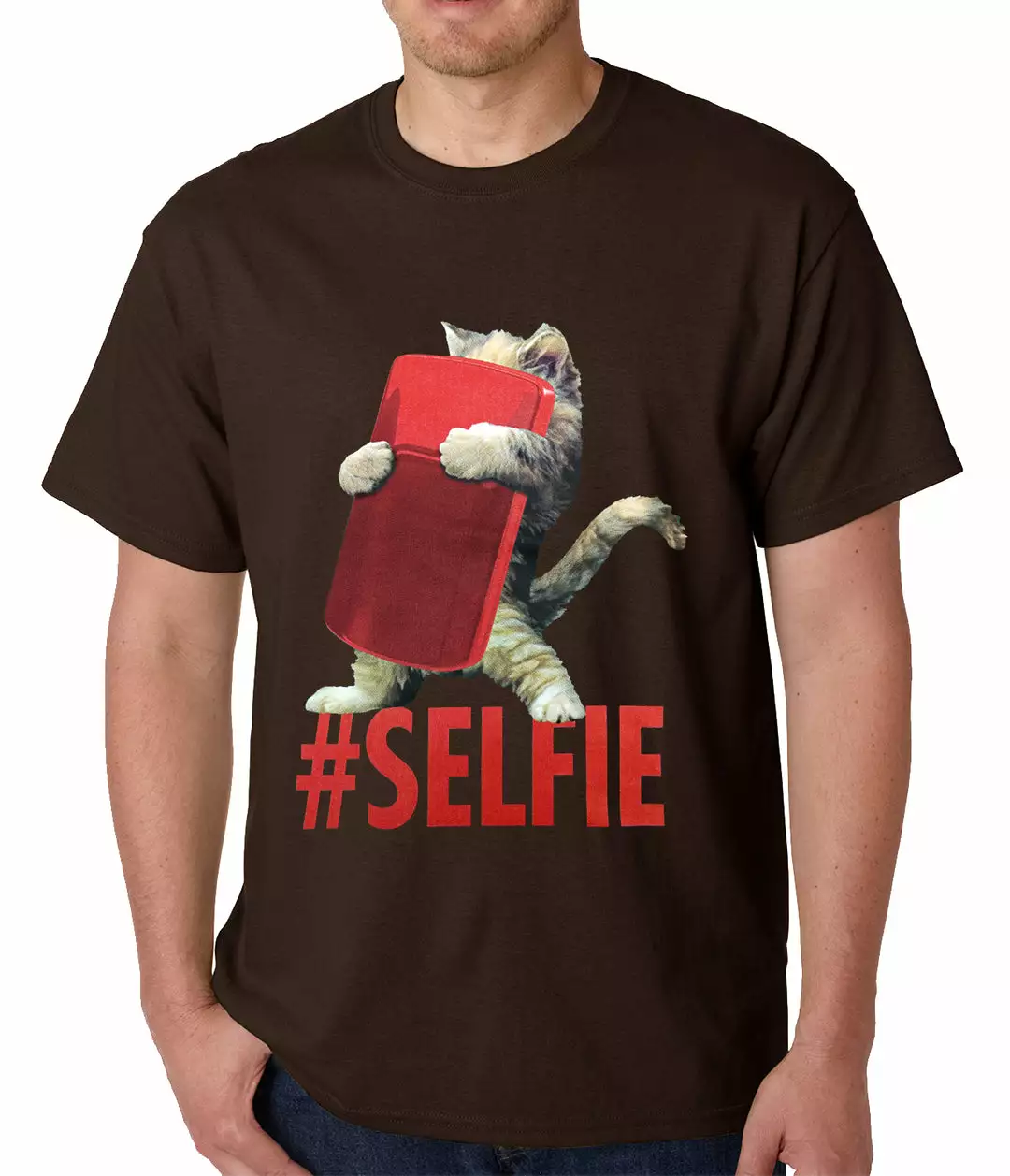 Bewild Cool Funny & Offensive Cute #Selfie Kitten Mens T-shirt 4 Bewild Cool Funny & Offensive Cute #Selfie Kitten Mens T-shirt