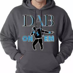 Bewild Sport Inspiration Dab On 'Em Football Player Adult Hoodie