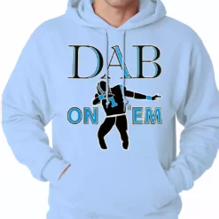 Bewild Sport Inspiration Dab On 'Em Football Player Adult Hoodie