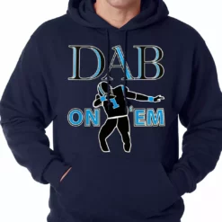 Bewild Sport Inspiration Dab On 'Em Football Player Adult Hoodie