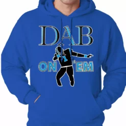 Bewild Sport Inspiration Dab On 'Em Football Player Adult Hoodie
