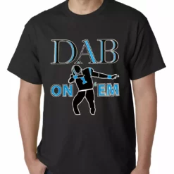 Bewild Sport Inspiration Dab On 'Em Football Player Mens T-shirt