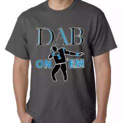 Bewild Sport Inspiration Dab On 'Em Football Player Mens T-shirt