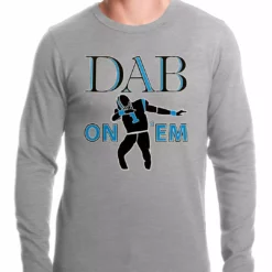 Bewild Dab On 'Em Football Player Thermal Shirt Sport Inspiration