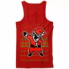 Bewild Holiday Prints Dabbing Santa Ugly Christmas Tank Top
