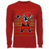 Bewild Dabbing Santa Ugly Christmas Thermal Shirt Holiday Prints