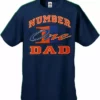 Bewild Dad T-Shirt - Number One Dad Men's T-Shirt