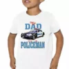 Bewild Dads A Policeman Kids T-Shirt