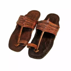 Bewild Dark Brown Unisex Water Buffalo Hippie Jesus Sandals