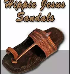 Bewild Dark Brown Unisex Water Buffalo Hippie Jesus Sandals