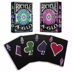 Bewild Neon & Black Light Accessories Deck Of Ultra-Violet Glowing Playing Cards (Assorted Color)
