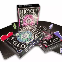 Bewild Neon & Black Light Accessories Deck Of Ultra-Violet Glowing Playing Cards (Assorted Color)