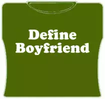 Bewild Cool Funny & Offensive Define Boyfriend Girls T-Shirt (Army)