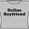 Bewild Cool Funny & Offensive Define Boyfriend Girls T-Shirt (Grey) 2 Bewild Cool Funny & Offensive Define Boyfriend Girls T-Shirt (Grey)