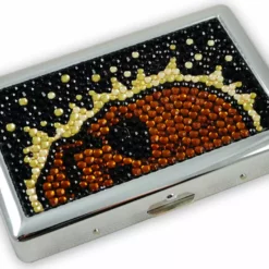 Bewild Deluxe Stone Cigarette Case With Skulls (For Regular's & 100's) Cigarette Cases 13 Bewild Deluxe Stone Cigarette Case With Skulls (For Regular's & 100's) Cigarette Cases