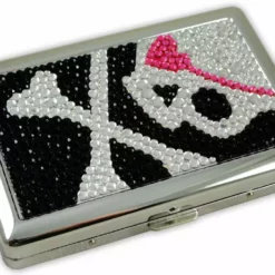 Bewild Deluxe Stone Cigarette Case With Skulls (For Regular's & 100's) Cigarette Cases 14 Bewild Deluxe Stone Cigarette Case With Skulls (For Regular's & 100's) Cigarette Cases