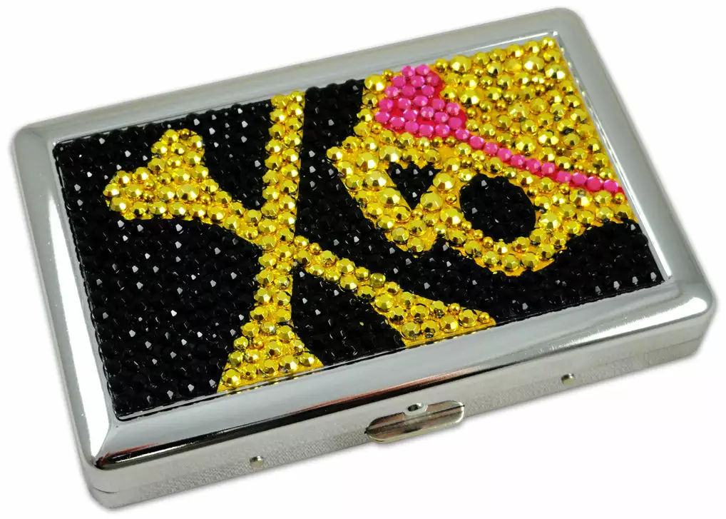 Bewild Deluxe Stone Cigarette Case With Skulls (For Regular's & 100's) Cigarette Cases 7 Bewild Deluxe Stone Cigarette Case With Skulls (For Regular's & 100's) Cigarette Cases