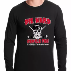 Bewild Die Hard Devils Fan Hockey Thermal Shirt Sport Inspiration