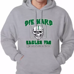Bewild Sport Inspiration Die Hard Eagles Fan Football Adult Hoodie