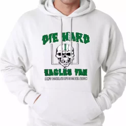 Bewild Sport Inspiration Die Hard Eagles Fan Football Adult Hoodie