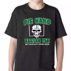Bewild Die Hard Eagles Fan Football Kids T-shirt Sport Inspiration