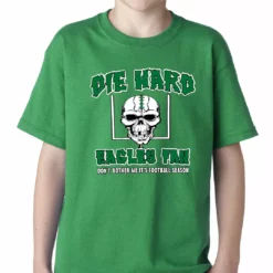 Bewild Die Hard Eagles Fan Football Kids T-shirt Sport Inspiration