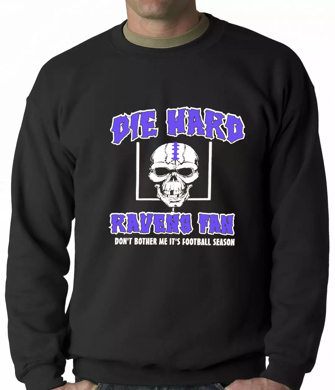 Bewild Die Hard Ravens Fan Football Crewneck Sweatshirt Sport Inspiration 4 Bewild Die Hard Ravens Fan Football Crewneck Sweatshirt Sport Inspiration