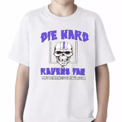 Bewild Sport Inspiration Die Hard Ravens Fan Football Kids T-shirt 7 Bewild Sport Inspiration Die Hard Ravens Fan Football Kids T-shirt