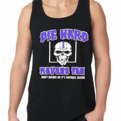 Bewild Die Hard Ravens Fan Football Tank Top