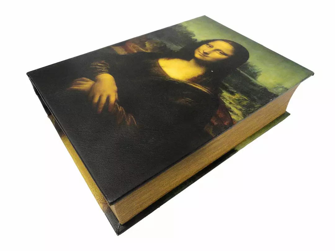 Bewild Diversion Safes, Trays & Containers Diversion Safe - Mona Lisa Book Safe (Large) 4 Bewild Diversion Safes, Trays & Containers Diversion Safe - Mona Lisa Book Safe (Large)