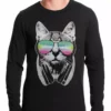 Bewild DJ Cat Thermal Shirt
