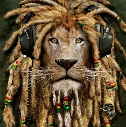 Bewild The Mountain Apparel DJ Jahman Lion Big Face Men's T-Shirt 6 Bewild The Mountain Apparel DJ Jahman Lion Big Face Men's T-Shirt