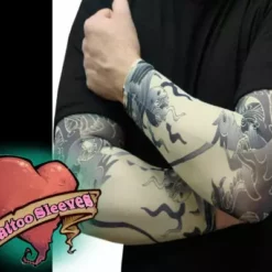 Bewild Tattoo Sleeves - Dragon Of China Temporary Tattoo Sleeves (Pair)