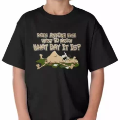 Bewild Cool Funny & Offensive Does Anyone Else Want To Know What Day It Is? Hump Day Kid's T-Shirt