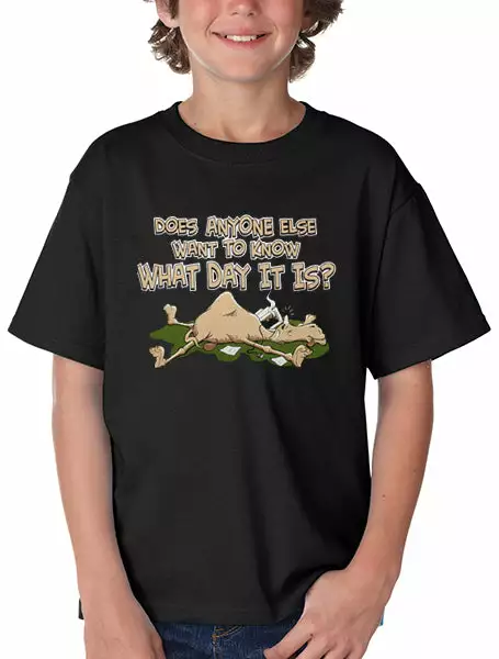 Bewild Cool Funny & Offensive Does Anyone Else Want To Know What Day It Is? Hump Day Kid's T-Shirt 3 Bewild Cool Funny & Offensive Does Anyone Else Want To Know What Day It Is? Hump Day Kid's T-Shirt