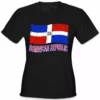 Bewild Dominican Republic Vintage Flag Girl's T-Shirt Nationality & Ethnic