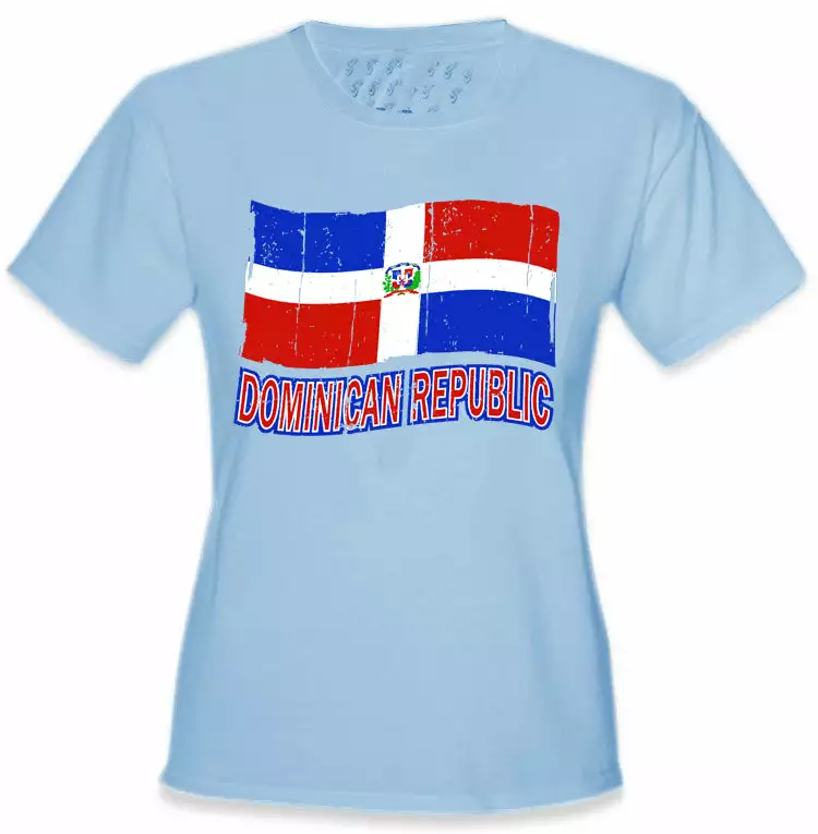 Bewild Dominican Republic Vintage Flag Girl's T-Shirt Nationality & Ethnic 8 Bewild Dominican Republic Vintage Flag Girl's T-Shirt Nationality & Ethnic