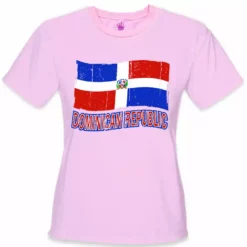 Bewild Dominican Republic Vintage Flag Girl's T-Shirt Nationality & Ethnic 19 Bewild Dominican Republic Vintage Flag Girl's T-Shirt Nationality & Ethnic
