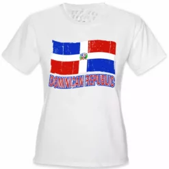 Bewild Dominican Republic Vintage Flag Girl's T-Shirt Nationality & Ethnic 20 Bewild Dominican Republic Vintage Flag Girl's T-Shirt Nationality & Ethnic