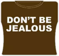 Bewild Don't Be Jealous Girls T-Shirt (Brown)