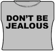 Bewild Don't Be Jealous Girls T-Shirt (Grey)