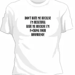 Bewild Don't Hate Me Girls T-Shirt