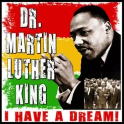 Bewild Dr. Martin Luther King I Have A Dream Men's T-Shirt Nationality & Ethnic