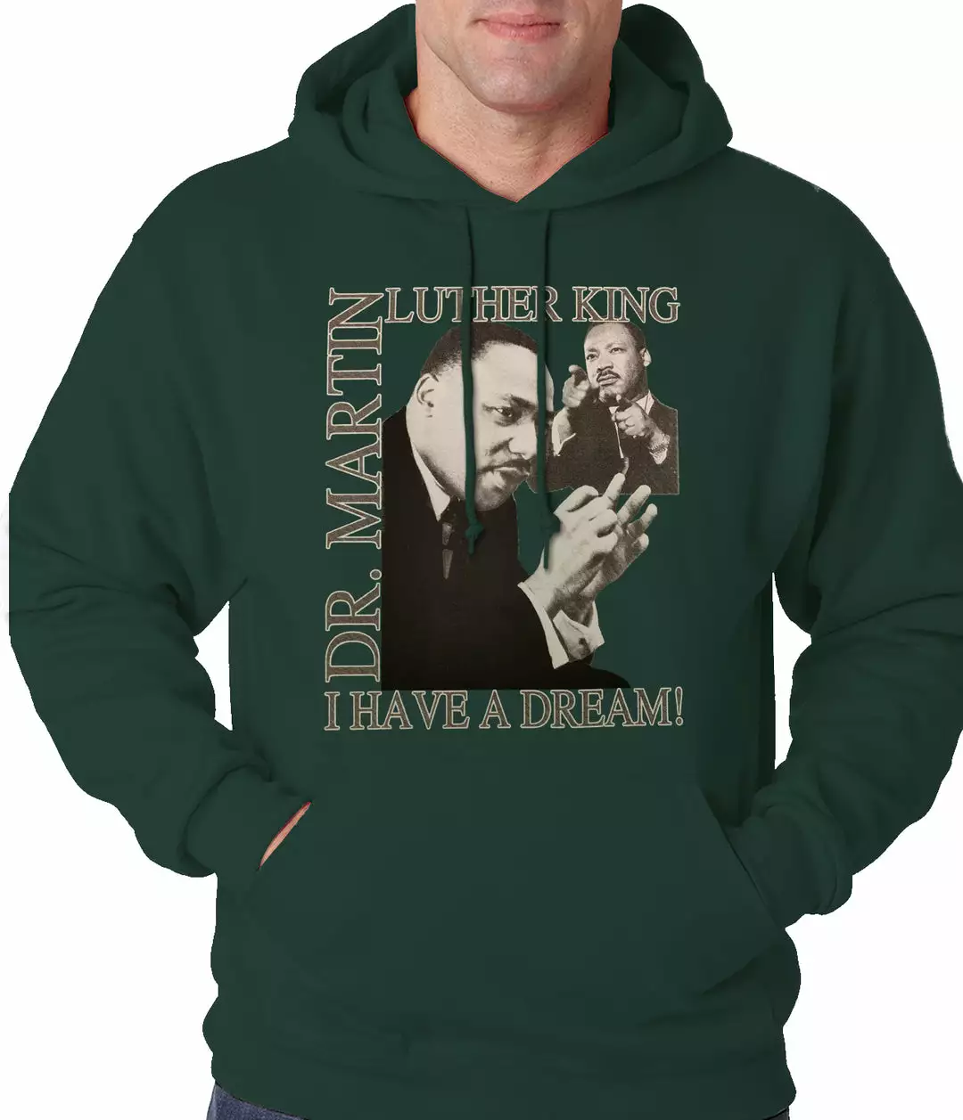 Bewild Nationality & Ethnic Dr. Martin Luther King Jr. "I Have A Dream" Adult Hoodie 6 Bewild Nationality & Ethnic Dr. Martin Luther King Jr. "I Have A Dream" Adult Hoodie