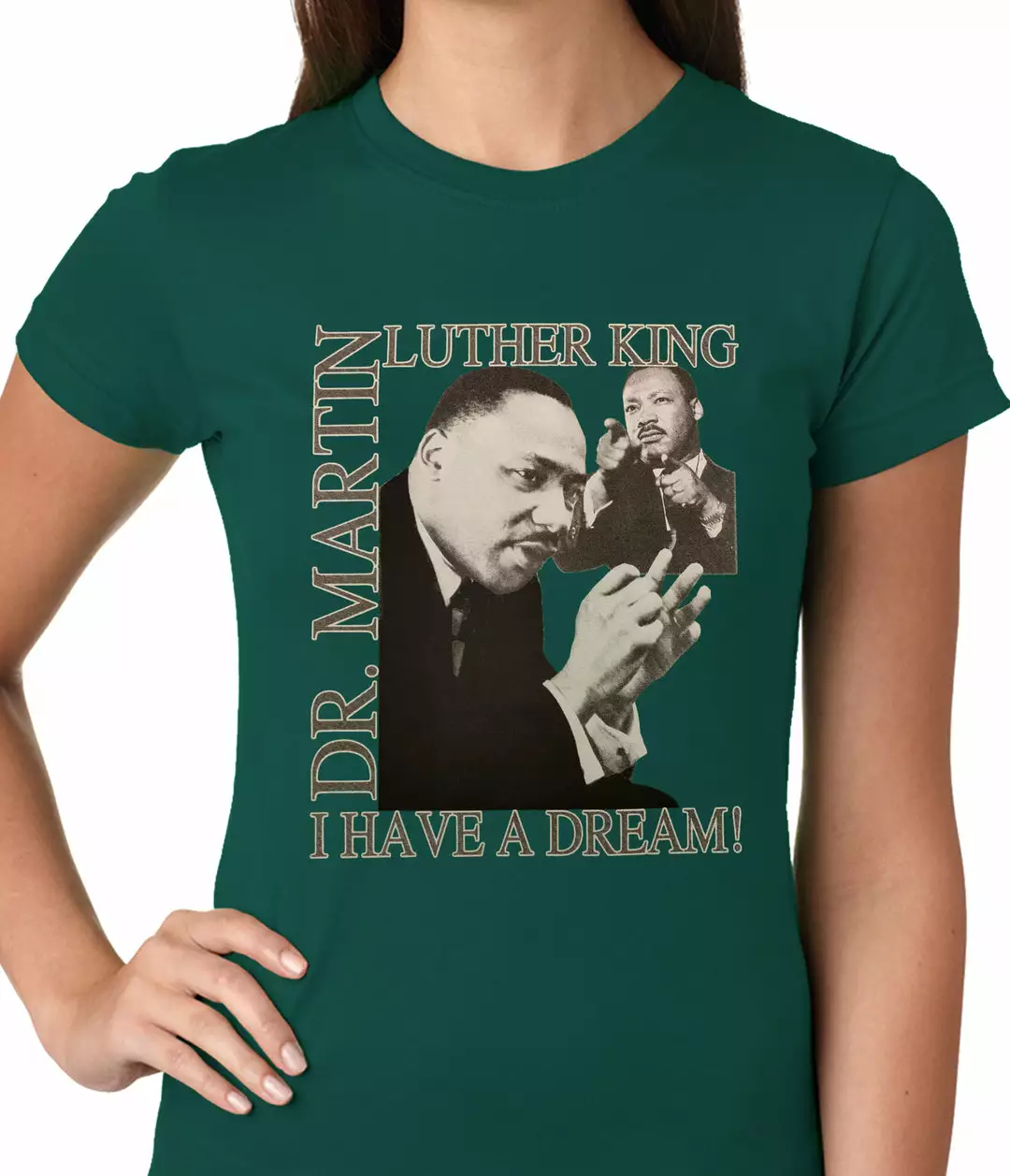 Bewild Dr. Martin Luther King Jr. "I Have A Dream" Girl's T-Shirt Nationality & Ethnic 5 Bewild Dr. Martin Luther King Jr. "I Have A Dream" Girl's T-Shirt Nationality & Ethnic