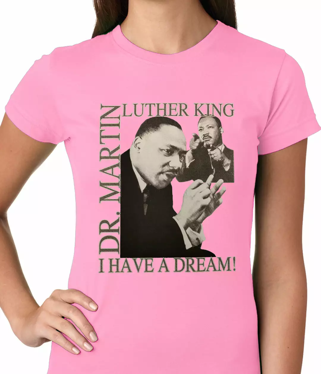 Bewild Dr. Martin Luther King Jr. "I Have A Dream" Girl's T-Shirt Nationality & Ethnic 10 Bewild Dr. Martin Luther King Jr. "I Have A Dream" Girl's T-Shirt Nationality & Ethnic